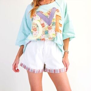 NWT easel White Shorts